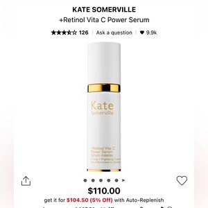 NIB KATE SOMERVILLE +Retinol Vita C Power Serum